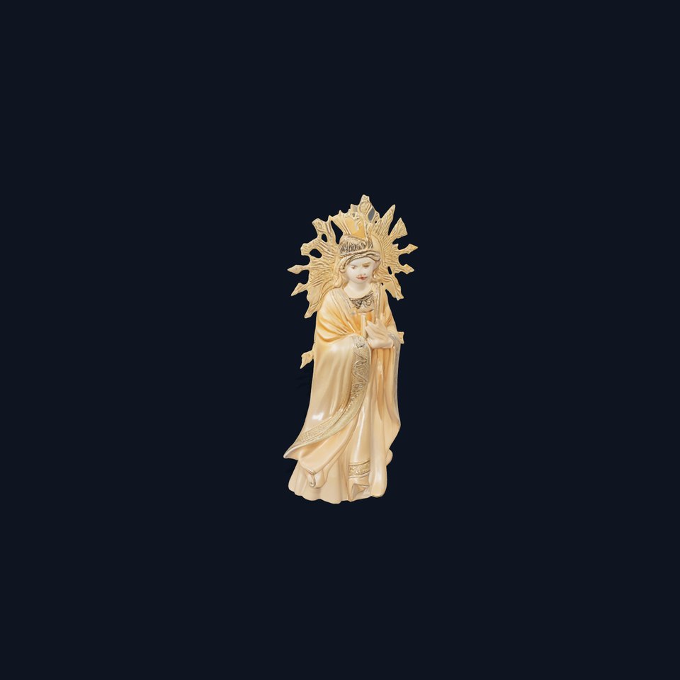 Golden Angelic Statue model pack